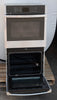 GE JKD3000SNSS 27 Inch Built-In Double Wall Oven with 8.6 cu. ft. Total Capacity, WiFi Connect, Fit Guarantee, Self-Clean, Eight-Pass Broil Element, Glass Touch Controls, Work with Amazon Alexa, Google Assistant, Halogen Interior Lighting: Stainless Steel
