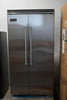 Viking 5 Series  VCSB5423SS 42 Inch Counter Depth Built-In Side by Side Refrigerator with 25.32 Cu. Ft. Total Capacity, ProChill™ Temperature Management, Spillproof Plus™ Shelves, LED Lighting, Ice Maker, Sabbath Mode: Stainless Steel
