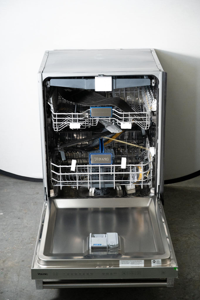 Viking VDWU524SS 24 Inch Fully Integrated Dishwasher with 16 Place Setting Capacity, 8 Wash Cycles, LCD Control Panel, Multi Level Power Wash, Quiet Clean, Full Size Rack and Turbo Fan Dry