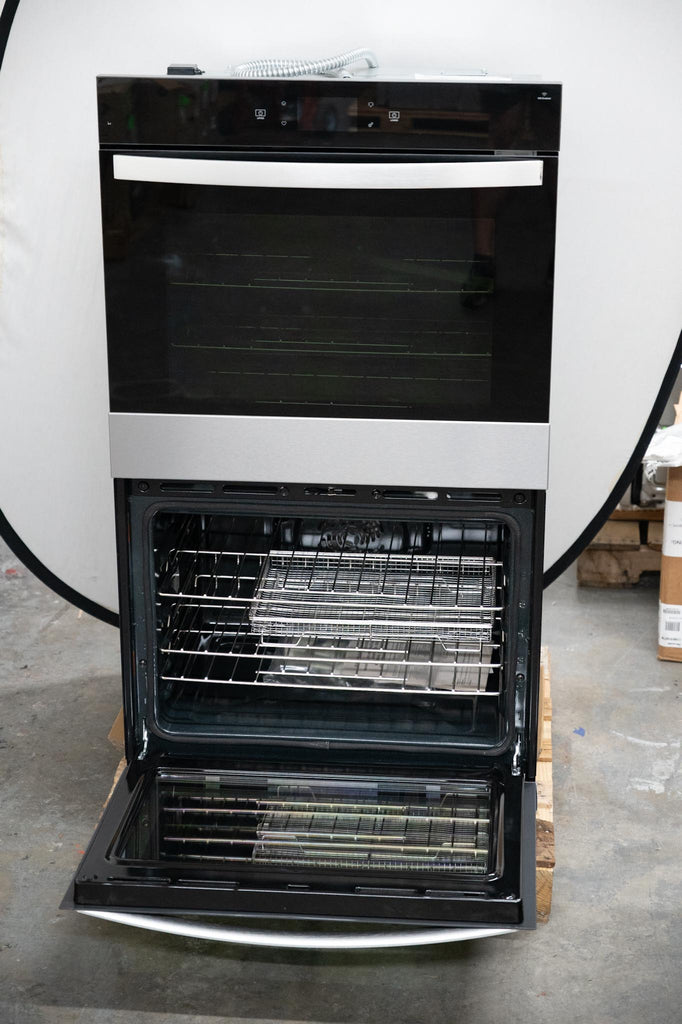 Whirlpool  WOED7030PZ 30 Inch Double Electric Smart Wall Oven with 10.0 cu. ft. True Convection Oven, Steam Clean, Air Fry, Frozen Bake™, Rapid Preheat, WiFi, and Star K: Fingerprint Resistant Stainless Steel