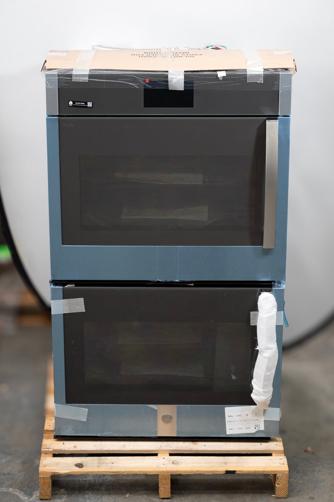 GE Profile PTD700LSNSS 30 Inch Smart Convection Double Wall Oven with 10.0 Cu. Ft. Total Capacity, True European Convection, No Preheat Air Fry, Precision Cook Modes, Self-Clean Steam Clean Option, and Control Lock: Left Hinge Door Swing: Stainless Steel
