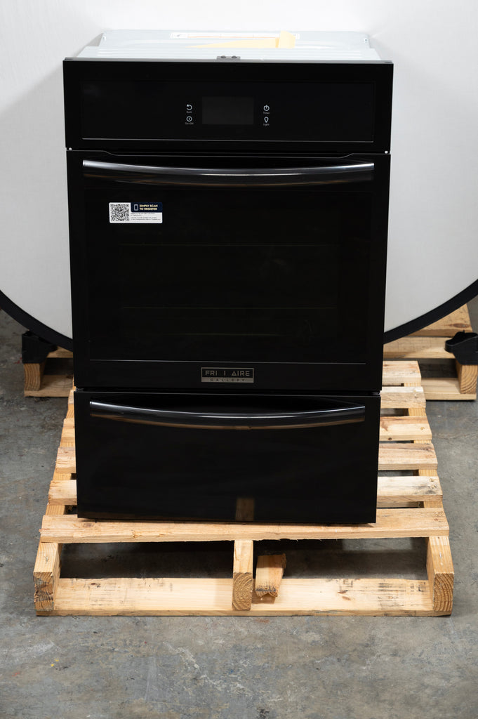 Frigidaire GCWG2438AB 24 Inch Single Gas Wall Oven with 2.8 Cu.Ft. Capacity, Air Fry, True Convection, Steam Bake, Quick Preheat, Self Clean, Steam Roast, Touch Screen Control Panel, Sabbath Mode, and Star-K Certified: Black
