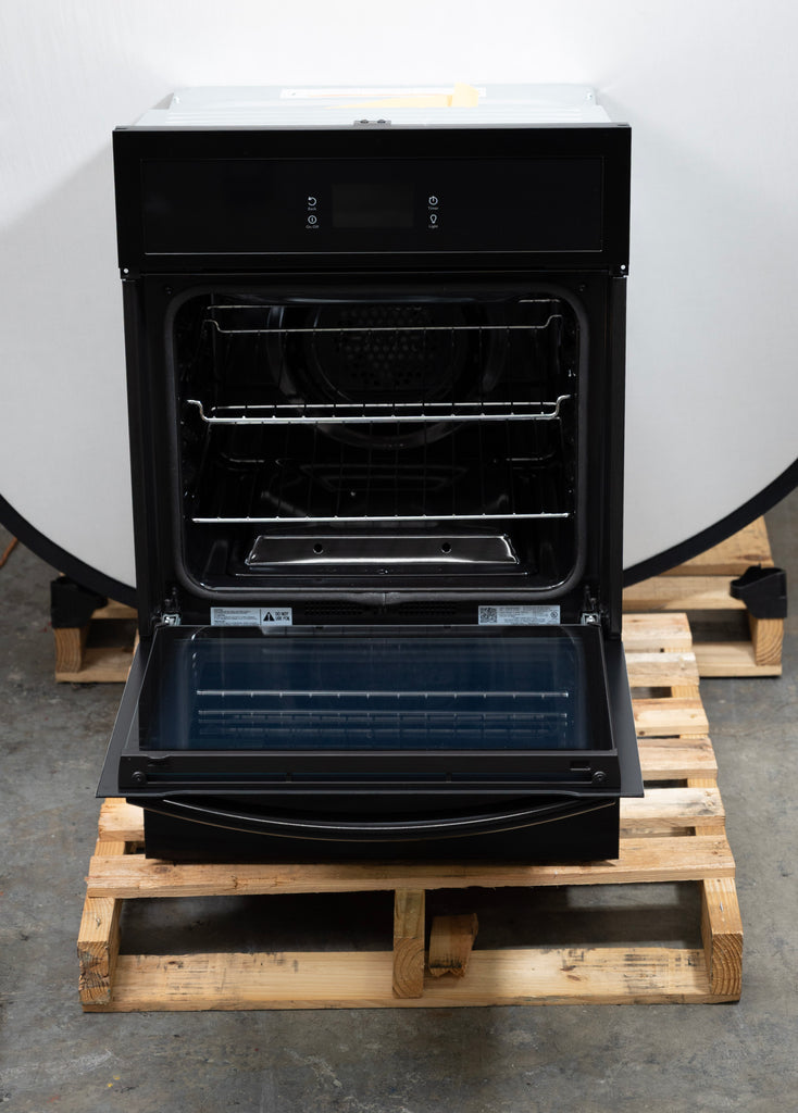 Frigidaire GCWG2438AB 24 Inch Single Gas Wall Oven with 2.8 Cu.Ft. Capacity, Air Fry, True Convection, Steam Bake, Quick Preheat, Self Clean, Steam Roast, Touch Screen Control Panel, Sabbath Mode, and Star-K Certified: Black