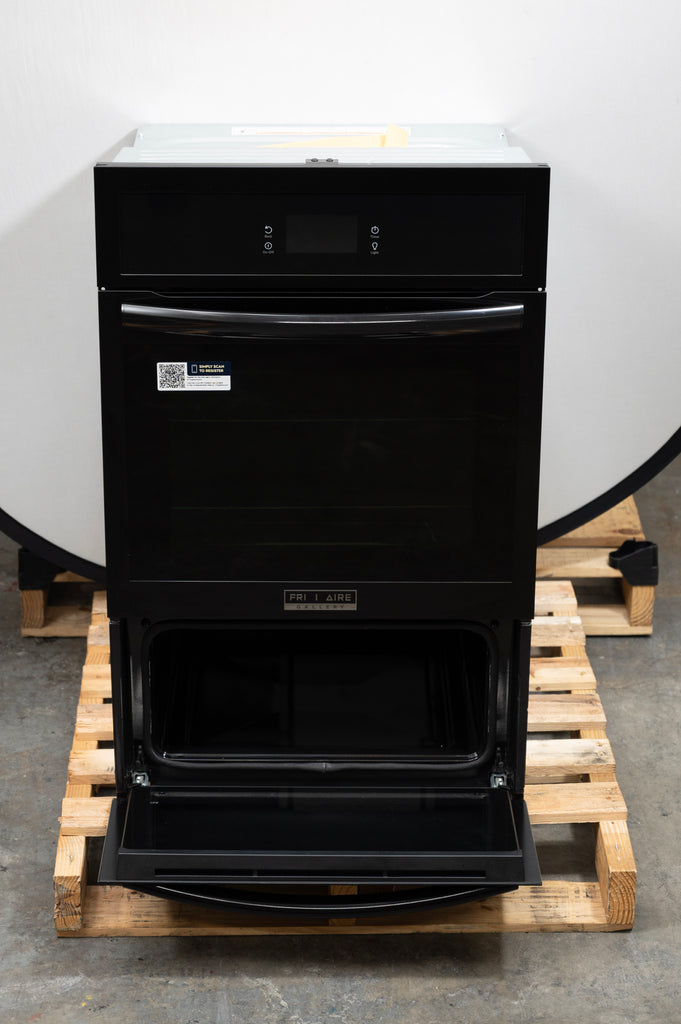 Frigidaire GCWG2438AB 24 Inch Single Gas Wall Oven with 2.8 Cu.Ft. Capacity, Air Fry, True Convection, Steam Bake, Quick Preheat, Self Clean, Steam Roast, Touch Screen Control Panel, Sabbath Mode, and Star-K Certified: Black