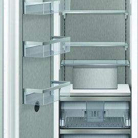 Thermador Freedom Collection T24IF905SP 24 Inch Panel Ready Smart Freezer Column with 12.2 cu. ft. Capacity, Diamond Ice Maker, Freedom® Water Filter, SuperFreeze®, and SoftClose® Drawers