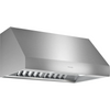 Thermador Professional Series PH36GWS 36 Inch Wall Mount Smart Range Hood with 4-Speed, Blower (Sold Separately), LED Lighting, Commercial Style Baffle Filter, and Infrared Heat Lamps