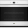 Whirlpool  WOES5027LW 27 Inch Single Electric Smart Wall Oven with 4.3 cu. ft. Fan Convection Oven, Steam Clean, Frozen Bake™, Air Fry, Rapid Preheat, WiFi, ADA Compliant, and Star K: White