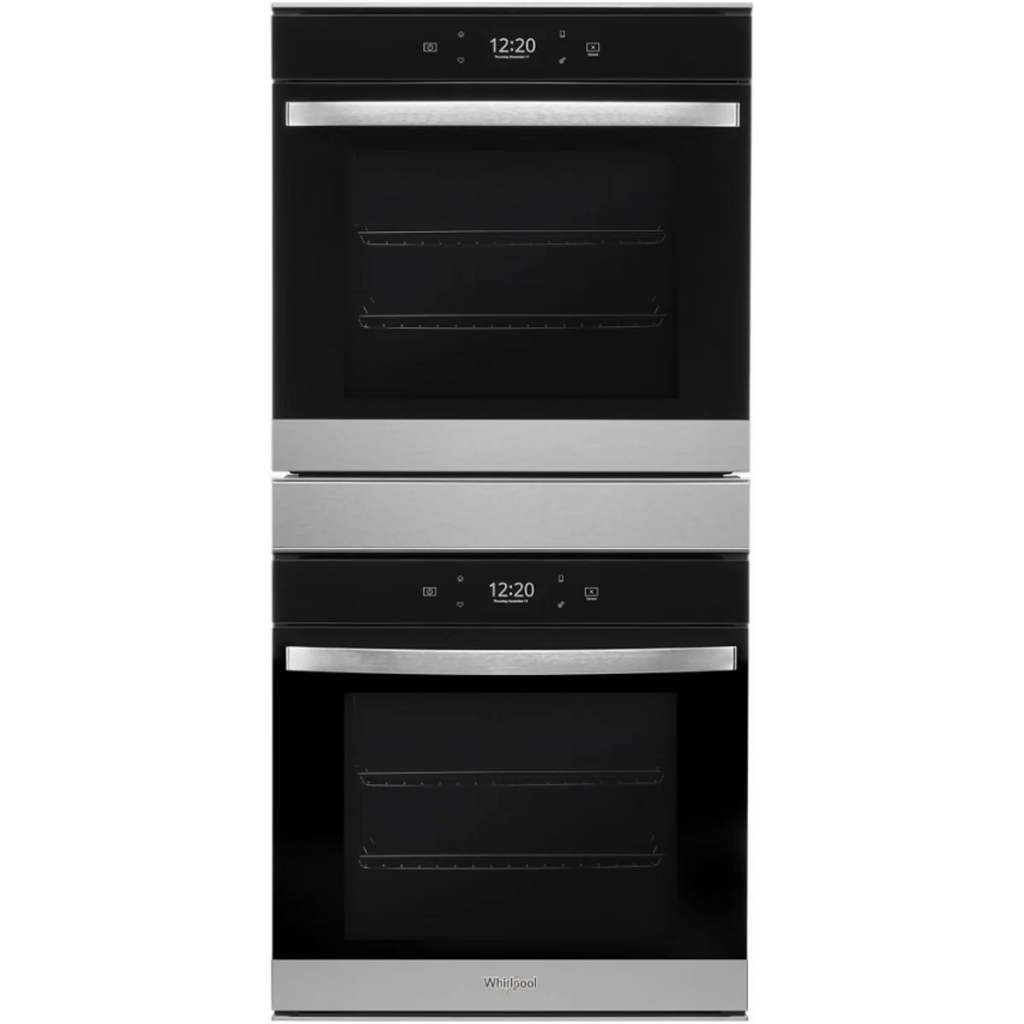 Whirlpool  WOS52ES4MZ 24 Inch Single Smart Electric Wall Oven with 2.9 Cu. Ft. Capacity, True Convection, Frozen Bake™, Self-Clean, Assisted Cooking, Remote Start, Hidden Bake Element, Control Lock, WiFi, Scan-to-Connect Technology: Stainless Steel