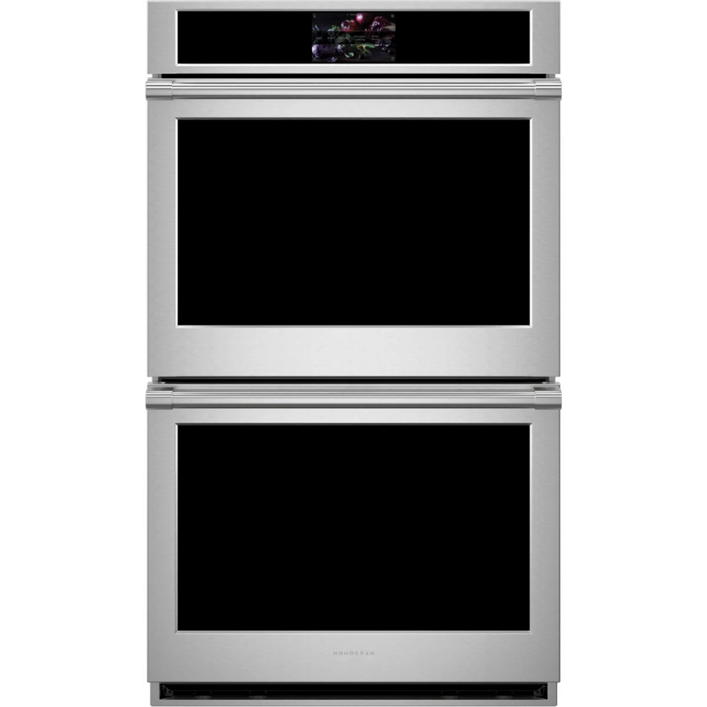 Monogram Statement Series ZTD90DPSNSS 30 Inch Double Convection Smart Electric Wall Oven with 10 Cu. Ft. Total Capacity, True European Convection, Self-Clean, Steam Clean, Precision Cooking, Sabbath Mode, Proof Mode, Warm Mode, UL Listed: Stainless Steel