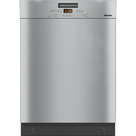 Miele  G 5008 SCU 24 Inch Built-In Full Console Dishwasher with 16 Place Settings, 44 dBA, 5 Wash Cycles, 3 Wash Options, 3rd Rack, ComfortClose Door, Delay Start, Recessed Handle and Energy Star Certified: Stainless Steel