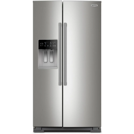 Maytag MRSF6636RZ 36 Inch Freestanding Side-by-Side Refrigerator with 28.3 Cu. Ft. Capacity, 4 Shelves, Gallon Bins, FreshLock™ Crisper, EvenAir™ Cooling, Icemaker, External Ice/Water Dispenser, and ADA Compliant: Stainless Steel