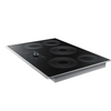 Samsung NZ30K7570RS 30 Inch Electric Cooktop with 5 Radiant Heating Elements, Rapid Boil, Simmer/Melt Burners, Dishwasher Safe Blue LED-Illuminated Knobs, Wi-Fi Connectivity and Hot Surface Indicator Light: Stainless Steel Trim