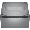 LG  WD300CV 27 Inch SideKick™ Pedestal Washer with 1.0 cu. ft. Capacity, NeveRust® Stainless Steel Tub, Electronic Control Panel, Wi-Fi, SmartDiagnosis™, 6 Wash Programs, Control Lock, Rinse + Spin, and Remote Start: Graphite Steel