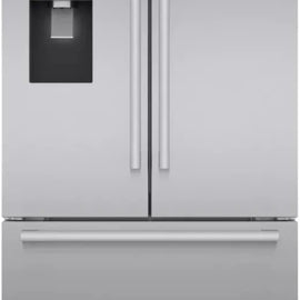 Bosch 500 Series B36CD50SNS 36 Inch Freestanding French Door Smart Refrigerator with 21.6 Cu. Ft. Total Capacity, Counter Depth, External Ice/Water Dispenser, Ice Maker, UltraClarityPro™, Home Connect™, MultiAirFlow®, Ice System: Stainless Steel