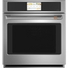 Cafe Professional Series CKS70DP2NS1 27 Inch Single Convection Electric Wall Oven with 4.3 Cu. Ft. Oven Capacity, True European Convection Oven, Self-Clean, Steam Clean Option, Keep Warm, Proof, Scan-To-Cook, Sabbath Mode, ADA Compliant: Stainless Steel