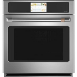 Cafe Professional Series CKS70DP2NS1 27 Inch Single Convection Electric Wall Oven with 4.3 Cu. Ft. Oven Capacity, True European Convection Oven, Self-Clean, Steam Clean Option, Keep Warm, Proof, Scan-To-Cook, Sabbath Mode, ADA Compliant: Stainless Steel