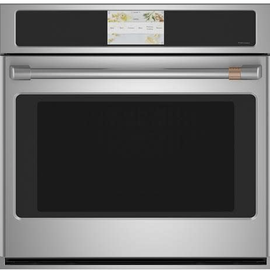 Cafe Professional Series CTS70DP2NS1 30 Inch Single Convection Smart Electric Wall Oven with 5 Cu. Ft. Oven Capacity, True European Convection Oven, Self-Clean, Steam Clean Option, Precision Cooking Modes, UL Listed, and ADA Compliant: Stainless Steel