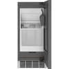 GE  UCC15NPRII 15 Inch Under Counter Panel Ready Ice Maker with Clear Ice, Wi-Fi Connectivity, LED Lighting, Ice Scoop, Clean Reminder Light, 50lbs Daily Production, 26 Lbs. Capacity, and UL Listed: Panel Ready