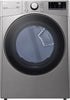 LG DLG3601V 27 Inch Gas Smart Dryer with 7.4 Cu. Ft. Capacity, LoDecibel™ Quiet Operation, FlowSense™ Duct Clogging Indicator, Smart Pairing™, ThinQ® Technology, SmartDiagnosis™, 10 Dryer Programs, Sensor Dry, and ENERGY STAR® Certified: Graphite Steel