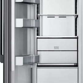 Dacor Contemporary DRZ24980LAP 24 Inch Panel Ready Freezer Column with Push-to-Open™ Door Assist, SteelCool™ Interior, Dual Icemaker, Power Freeze, Tempered Spill-Proof Shelving, ENERGY STAR® and 13.6 cu. ft. Capacity: Left Hinge