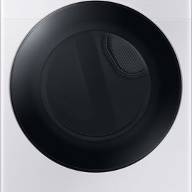 Samsung DVE45B6300W 27 Inch Electric Smart Dryer with 7.5 Cu.Ft. Capacity, Steam Sanitize+, Sensor Dry, Wi-Fi Connectivity, 21 Dry Cycles, 10 Dry Options, 5 Temperature Settings, Interior Drum Light, 4 Way Venting, and ADA Compliant: White