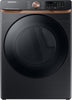 Samsung DVE50BG8300V 27 Inch Electric Dryer with 7.5 cu. ft. Capacity, Steam Sanitize+, Sensor Dry, Vent Sensor, Smart Care, Wi-Fi, 21 Drying Cycles, Quick Dry, Wrinkle Prevent, ADA Compliant, and ENERGY STAR® Certified: Brushed Black