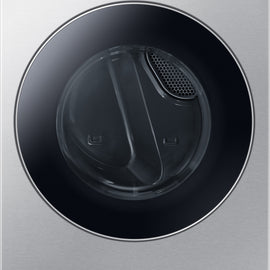 Samsung BESPOKE DVG53BB8900T 27 Inch Gas Smart Dryer with 7.6 Cu. Ft. Capacity, AI Optimal Dry, Super Speed Dry, MultiControl™, AI Smart Dial, Wi-Fi, 20 Dry Cycles, Sensor Dry: Silver Steel