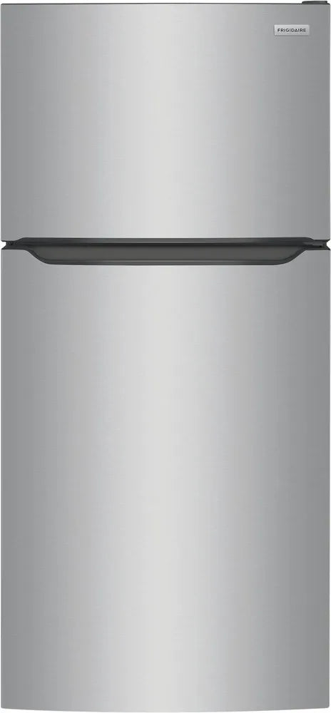 Frigidaire FFHT1835VS 30 Inch Top Freezer Refrigerator with 18.3 Cu. Ft. Capacity, Adjustable Shelves, Humidity-Controlled Crispers, Half-width Deli Drawer, Gallon Door Bins, EvenTemp™ Cooling System, ADA Compliant: Stainless Steel