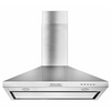 KitchenAid KVWB400DSS 30 Inch Wall Mount Canopy Hood with 400 CFM Blower, 3-Speed Fan Control, Removable Filters, Perimeter Ventilation, LED Task Lights, 65,000 BTU Rating, and Easy In-line Conversion: Stainless Steel