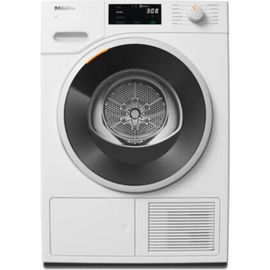 Miele TWD360WP 24 Inch Ventless Electric Smart Dryer with 4.02 cu. ft. Capacity, Honeycomb Drum, Perfect Dry, Eco-Dry, Anti-Crease, FragranceDos² Fragrance System and Energy Star Certified: White