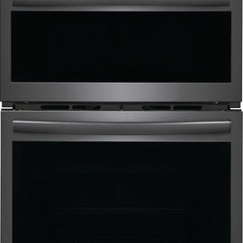 Frigidaire Gallery Series GCWM2767AD 27 Inch Combination Electric Wall Oven with Air Fry, 5.5 Cu. Ft. Capacity, Total Convection Oven, Steam/Self Clean, No Preheat, Slow Cook, Steam Bake, Air Sous Vide, Microwave Cook