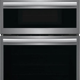 Frigidaire GCWM3067AF 30 Inch Combination Electric Wall Oven with Air Fry, 7.0 Cu. Ft. Total Capacity, Total Convection Oven, Steam/Self Clean, Slow Cook, Steam Bake, Delay Bake, Microwave Cooking, Add 30 Seconds, Sabbath Mode: Stainless Steel