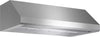 Thermador HMWB361WS 36 Inch Wall Mount Smart Range Hood with 4-Speed/1000 CFM Blower, Touch Control, LED Lighting, Hybrid Mesh Filter, and Noise Control Technology™