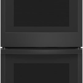 GE JKD5000DNBB 27 Inch Built-In Convection Double Wall Oven with 8.6 cu. ft. Total Capacity, WiFi, Eight-Pass Broil Element, Ten-Pass Bake Element, Self-Clean with Steam Clean Option, True European Convection: Black