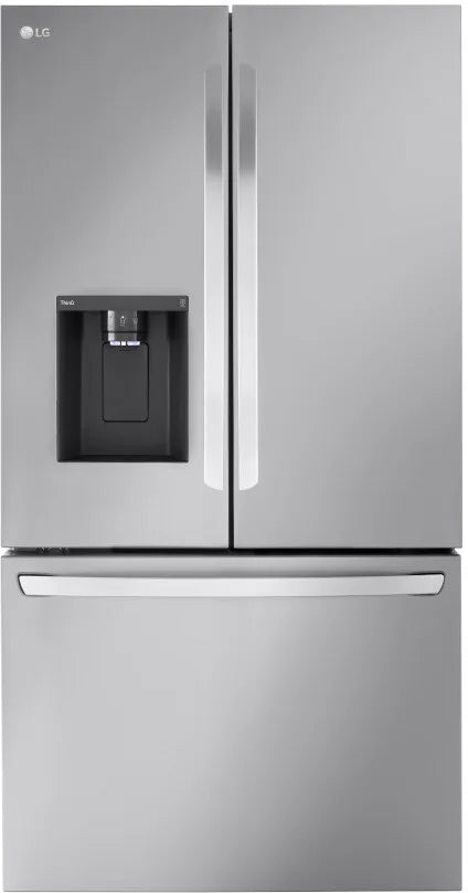 LG LRFXC2606S 36 Inch Counter-Depth MAX™ Smart French Door Refrigerator with 26 cu.ft. Capacity, WiFi Enabled, ThinQ Technology, Dual Ice Maker, SpacePlus® Ice System, Door Cooling+, Flat Door , Sabbath Mode, and ENERGY STAR® Qualified