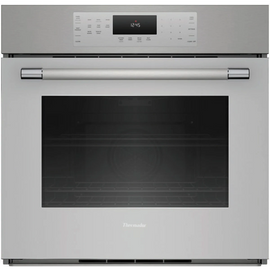 Thermador Masterpiece Series ME301YP 30 Inch Single Convection Smart Electric Wall Oven with 4.6 cu. ft. Oven Capacity, True Convection, Self-Clean, Convection Multi-Rack Mode, and Full Access® Rack: Stainless Steel