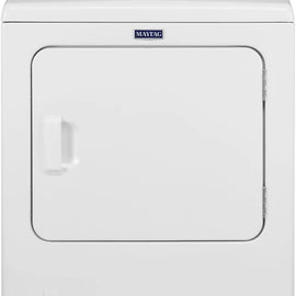 Maytag MGD6200KW 29 Inch Gas Dryer with 7 Cu. Ft. Capacity, End of Cycle Signal, Drum Light, 11 Dry Cycles, Moisture Sensing, Quick Dry Cycle, Delicates, Wrinkle Prevention Option, and Wrinkle Control Cycle: White