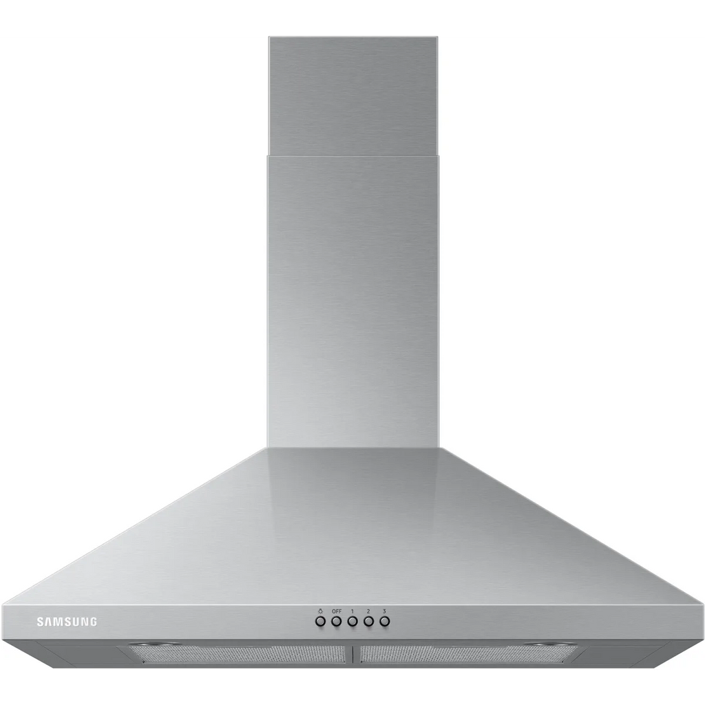 Samsung NK30R5000WS 30 Inch Wall Mount Chimney Style Range Hood with LED Lights, 3-Speed Ventilation, Mechanical Controls, 70 dBA Noise Level, 390 CFM and ADA Compliant: Stainless Steel