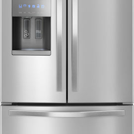 Whirlpool WRF555SDFZ 36 Inch French Door Refrigerator with 25 Cu. Ft. Capacity, Spillproof Glass Shelves, Humidity-Controlled Double Crisper, Ice Maker, Exterior Ice/Water Dispenser, EveryDrop™ Filtration, and ENERGY STAR®