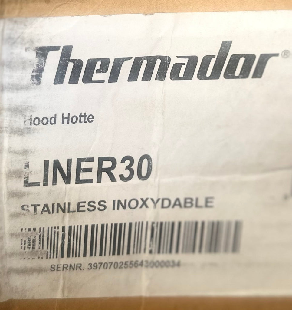 Thermador Professional Series Liner30 30 Inch Custom Hood Stainless Steel