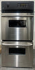 GE JRP28SKSS 24 Inch Double Electric Wall Oven with 2.7 cu. ft. Upper Oven, SmartSet Controls and and 2.7 cu. ft. Lower Oven: Stainless Steel