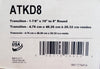 Viking ATKD8 Transition from 1 7/8 Inch x 19 Inch to 8 Inch Round