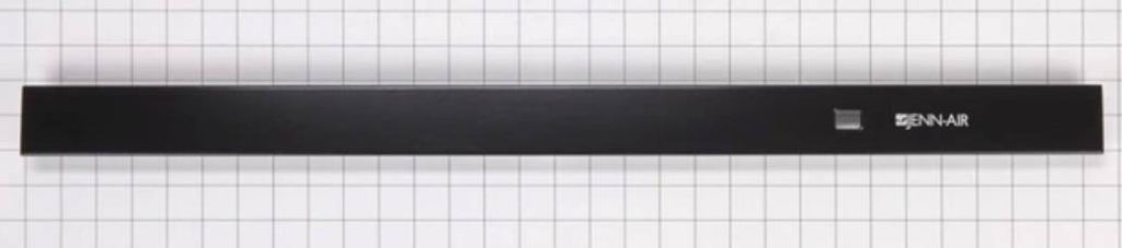 36" Range Downdraft Vent Top Trim, Black