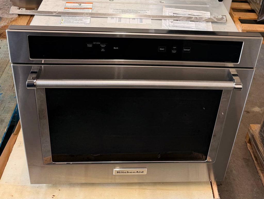 KitchenAid 30 Inch Single Convection Smart Electric Wall Oven KOSE900HSS