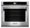 KitchenAid 30 Inch Single Convection Smart Electric Wall Oven KOSE900HSS