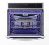 LG WSEP4727F 30 Inch Single Electric Smart Wall Oven with 4.7 cu. ft. True Convection Oven, EasyClean®, Air Fry, Steam Sous Vide, InstaView®, and SmoothTouch® Glass Controls