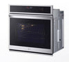 LG WSEP4727F 30 Inch Single Electric Smart Wall Oven with 4.7 cu. ft. True Convection Oven, EasyClean®, Air Fry, Steam Sous Vide, InstaView®, and SmoothTouch® Glass Controls