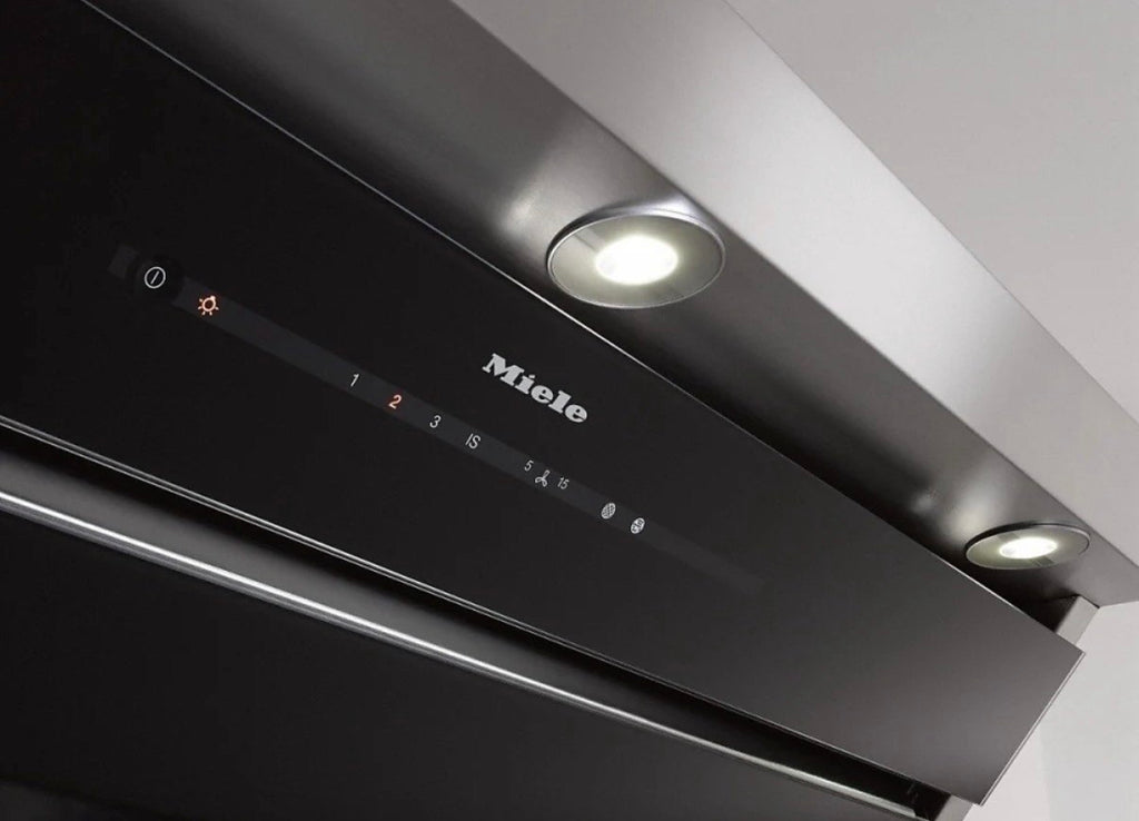 Miele DA6798W 36 Inch Smart W Shape Wall Ventilation Hood with WifiConn@ct, Con@ctivity 2.0, LED Lighting, Stainless-Steel Grease Filters, Automatic function Con@ctivity 2.0, Delayed Shutdown, EasyClean CleanCover Hood Liner