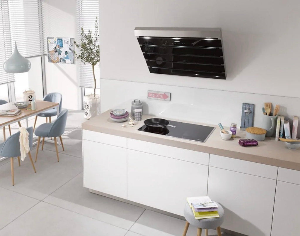 Miele DA6798W 36 Inch Smart W Shape Wall Ventilation Hood with WifiConn@ct, Con@ctivity 2.0, LED Lighting, Stainless-Steel Grease Filters, Automatic function Con@ctivity 2.0, Delayed Shutdown, EasyClean CleanCover Hood Liner