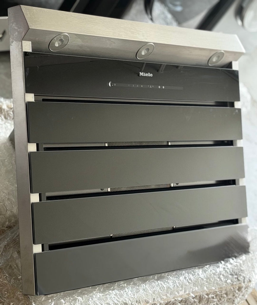 Miele DA6798W 36 Inch Smart W Shape Wall Ventilation Hood with WifiConn@ct, Con@ctivity 2.0, LED Lighting, Stainless-Steel Grease Filters, Automatic function Con@ctivity 2.0, Delayed Shutdown, EasyClean CleanCover Hood Liner